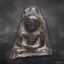 พระร่วงนั่งกรุเชตุพน เนื้อชินเงิน กรุวัดเชตุพน