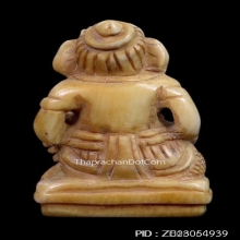 พระพิฆเนศงาแกะอาจารย์เอียด วัดเขาอ้อ (ดอนศาลา) ก้นจาร