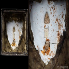 หลวงปู่ศุข รุ่นสร้างวิหาร ปี 31 เนื้อโลหะรมดำ หน้าตัก 5 นิ้ว