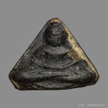 ห้าเหลี่ยมท่านพ่อลี หลังยันต์ดวง เนื้อผงใบลาน