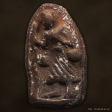 พระสิวลีองค์จ้อยพิมพ์มีย่ามหลวงพ่อกวย วัดโฆษิตาราม 