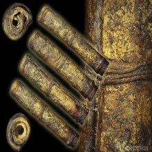 ตะกรุดหนังหน้าผากเสือ หลวงปู่นาค วัดอรุณฯ ปี2485