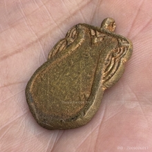 เหรียญหล่อหลวงพ่อนิ่ม วัดหนามพุงดอ ราชบุรี 2470