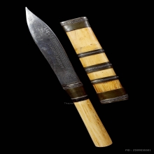 มีดหลวงพ่อกัน วัดเขาแก้ว ( ด้ามงาฝักงา )