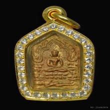 ขุนแผนผงพรายหลวงปู่ทิม วัดละหารไร่ 2517เนื้อแก่ว่านสบู่เลือด