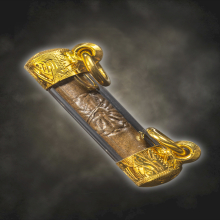 หลวงปู่โต๊ะ ตะกรุด เนื้อทองแดง สาริกา 