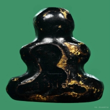 พระปิดตาหลวงปู่เอี่ยม วัดสะพานสูง รุ่น 100 ปี เนื้อผงชุบรัก