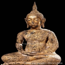 พระพุทธรูป สมัยรัตนโกสินทร์แบบจีวรดอก ปางสมาธิ สวยเดิม