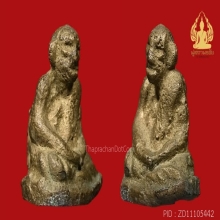 รูปหล่อโบราณหลวงพ่อเขียน หน้าลิงใหญ่วัดถ้ำขุนเณร