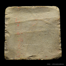 พระผงกระดูกผีอาจารย์หนู วัดโพธิ์ท่าเตียน พิมพ์สมเด็จ