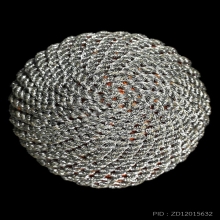 เบี้ยแก้ยุคกลาง ลป.เจือ เชือกสีบรอนซ์เงิน(หายาก) สภาพสวยมาก