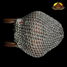 เบี้ยแก้ยุคกลาง ลป.เจือ เชือกสีบรอนซ์เงิน(หายาก) สภาพสวยมาก