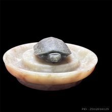 พญาเต่าเรือนหินสบู่ขนาดบูชา2.5นิ้วหลวงพ่อสนิท