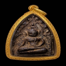 พระขุนแผนพลายคู่ตัดเดี่ยว หน้ายักษ์เนื้อเขียว