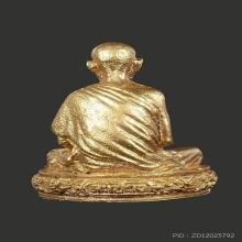 รูปหล่อ 6 รอบ หลวงพ่อเกษม เขมโก เนื้อทองคำ ปี 2526