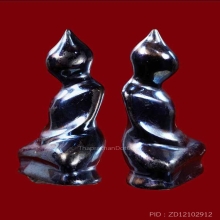 พญาเหล็กไหลพ่อหวล วัดพุทไธศวรรย์ ผิว 3 สี สูง 3 ซ.ม.