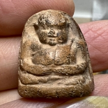 พระสังกัจจายน์พ่อพูน วัดใหม่ปิ่นเกลียวดินขุยปูหลังจารย์หายาก