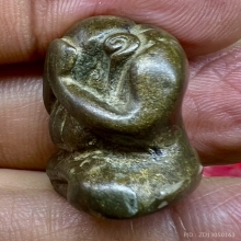 ปิดตาสัมฤทธิ์สายใต้ เขาอ้อ เก่ามากหายาก เนื้อสวยมากย่นๆ