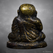 รูปหล่อหลวงพ่อเงิน พระอาจารย์ชุ่ม วัดท้ายน้ำ