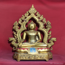 พระพุทธมงคลรัตนภูมิพัฒนมหามุนี (หลวงพ่อดำUSA) หน้าตัก12นิ้ว