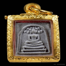 พระสมเด็จคะแนนปรกโพธิ์ (หลังยันต์ลึก) เนื้อใบลาน หลวงปู่โต๊ะ