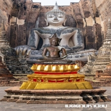 พระพุทธรูป สมัยอยุธยา ทรงเทริดราชวงศ์สุพรรณภูมิขนาดใหญ่หายาก