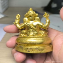 พระพิฆเนศกรมศิลปากรพิเศษปิดทอง ปี 2451/60 หน้าตัก 3”