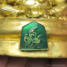 พระพิฆเนศกรมศิลปากรพิเศษปิดทอง ปี 2451/60 หน้าตัก 3”