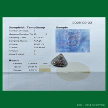 เหรียญใบโพธิ์ ไต้ฮงกง ลพ.คูณ ปี38 เนื้อเงิน สวยมาก