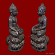 กริ่งพระพุทธสิหิงค์ ปี 2517 ผิวไฟตามซอก ก้นวงเดือน นิยมสุด  