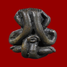 พระปิดตาเขมร เนื้อสำริด ยุคต้น 