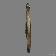 เหรียญหลวงพ่อทองศุข ออกวัดมฤคฯ เนื้อฝาบาตร