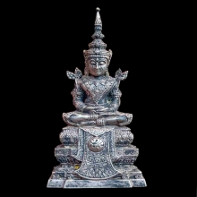 พระแก้วมรกตหน้าตัก 2 นิ้ว พิธีคุ้มเกล้า รพ.ภูมิพล เนื้อเงิน