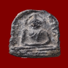 พระซุ้มกอ พิมพ์กลาง เนื้อชินเงิน กรุลานทุ่งเศรษฐี  กำแพงเพชร