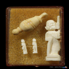 ดอกจำปี พระสีวลีงาแกะ อ.ฝั้น อาจาโร กล่องเดิมครบๆ