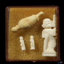 ดอกจำปี พระสีวลีงาแกะ อ.ฝั้น อาจาโร กล่องเดิมครบๆ