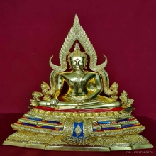 พระบูชาหลวงพ่อชินราช 9 นิ้ว รุ่นเสาร์ 5 ลงรักปิดทอง ปี2554