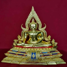 พระบูชาหลวงพ่อชินราช 9 นิ้ว รุ่นเสาร์ 5 ลงรักปิดทอง ปี2554