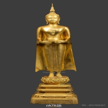 หลวงพ่อบ้านแหลม วัดเพชรสมุทรวรวิหารสูง 19 นิ้ว หน้านิยม 