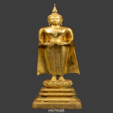 หลวงพ่อบ้านแหลม วัดเพชรสมุทรวรวิหารสูง 19 นิ้ว หน้านิยม 