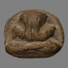 พระปิดตาหลวงปู่เปีย วัดค้างคาว พิมพ์ใหญ่หลังจาร