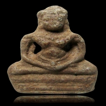 พระร่วงนั่งทรงเครื่อง สนิมแดง กรุวัดพระศรีฯ ลพบุรี