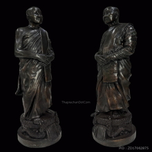 พระบูชายืนหลวงปู่สิมฯ วัดถ้ำผาปล่อง เชียงใหม่ ปี 2534