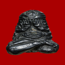  พระปิดตาหลวงพ่อผัน วัดสรรเพชร พิมพ์เศียรบายศรี เนื้อเมฆพัตร