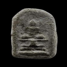 พระสมเด็จฐานผ้าทิพย์ ผงใบลานผสมว่าน หลวงพ่อชื่น วัดป่ามุนี