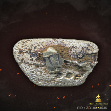 พระกริ่งสวนเต่าหลวงปู่แผ้ว วัดรางหมัน เนื้อเงิน