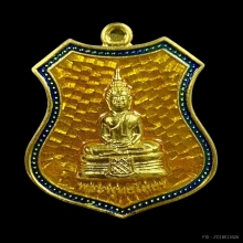 พระทองคำ หลวงพ่อโสธร  ลงยาราชาวดี (ลงยาเหลือง)