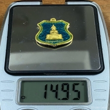 พระทองคำ หลวงพ่อโสธร  ลงยาราชาวดี (ลงยาเหลือง)