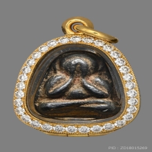 พระปิดตาหลวงพ่อแก้ว วัดเครือวัลย์ เนื้อตะกั่ว