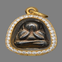 พระปิดตาหลวงพ่อแก้ว วัดเครือวัลย์ เนื้อตะกั่ว